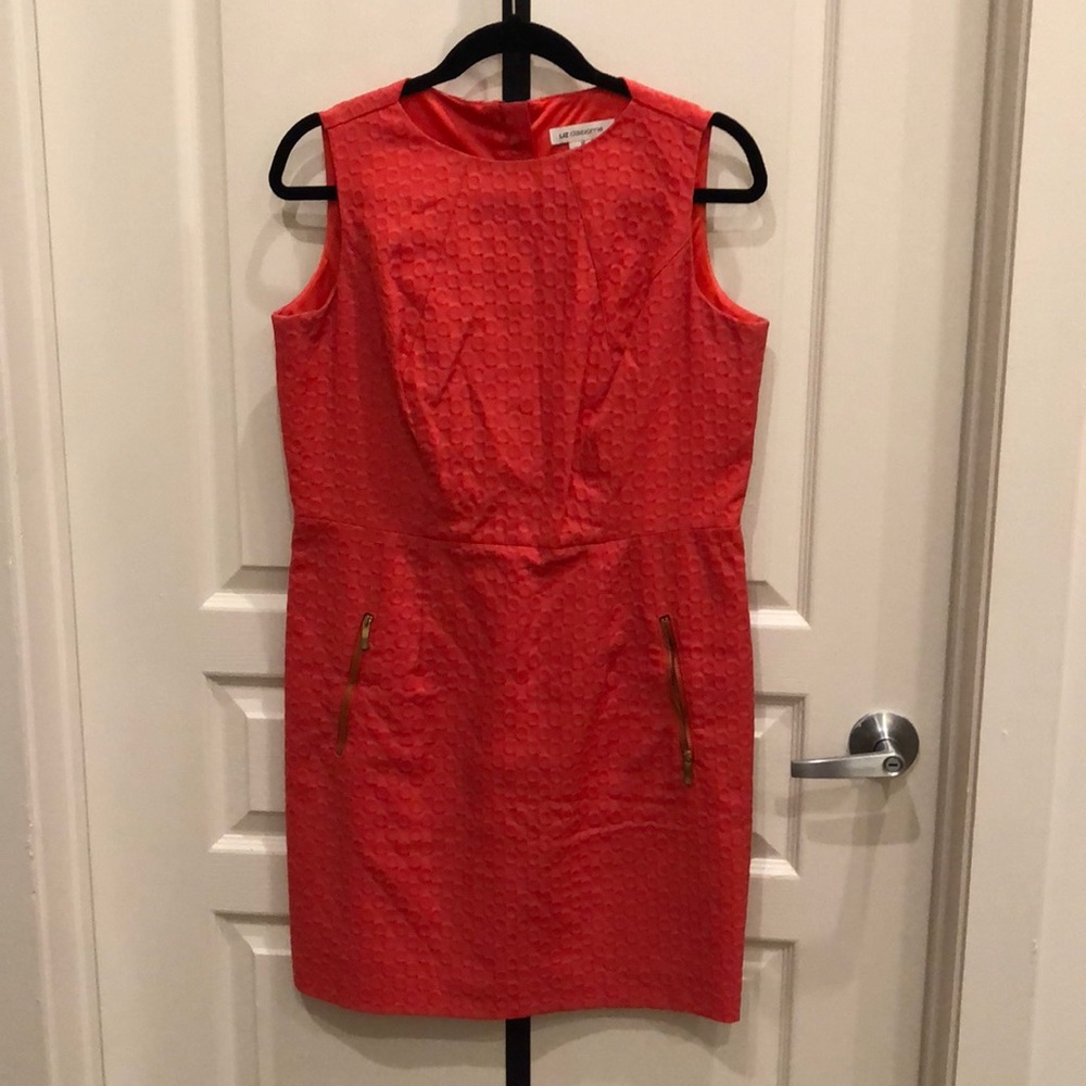 Striking Salmon dress